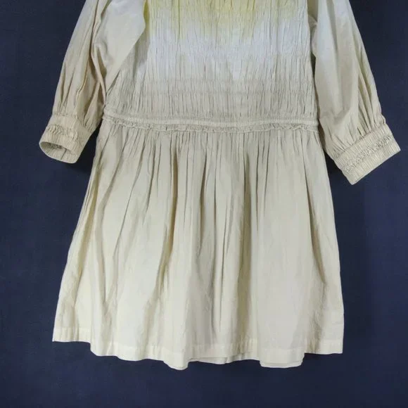 NEW Apiece Apart Aldea Smocked Mini in Soft Dip Dye Size L #540